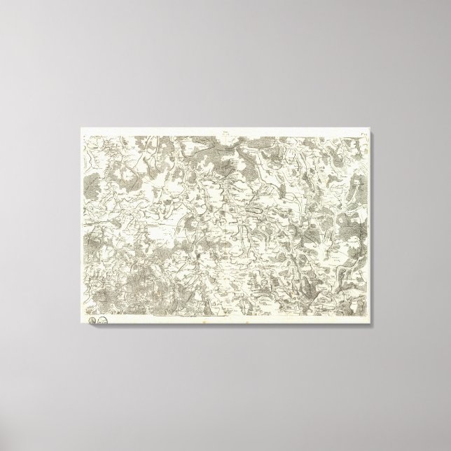 Semur, Montbard Leinwanddruck (Vorderseite)