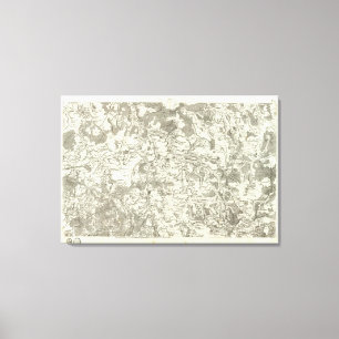 Semur, Montbard Leinwanddruck