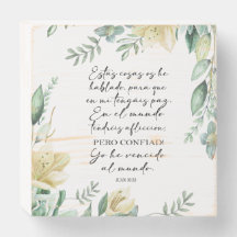 Señal decorativa de madera