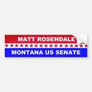 Senat 2018 Matts Rosendale Montana US Autoaufkleber