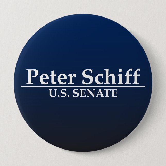 Senat Peter Schiff US Button (Vorderseite)