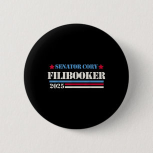 Senator Cory Booker Filibuster Cory Filibooker Men Button