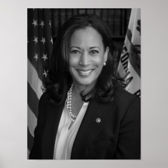 Senator Kamala Harris Offiziell Portrait - 2017 Poster (Vorne)