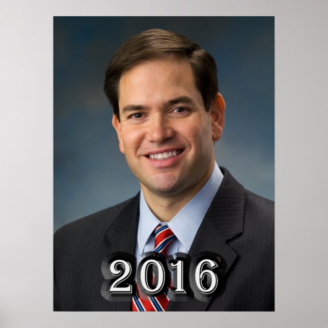 Senator Marco Rubio 2016 Poster (Vorne)