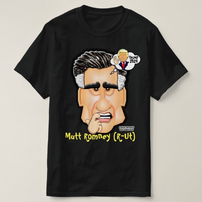 Senator Mitt Romney - Bubbas Toon T-Shirts T - Shi (Design vorne)