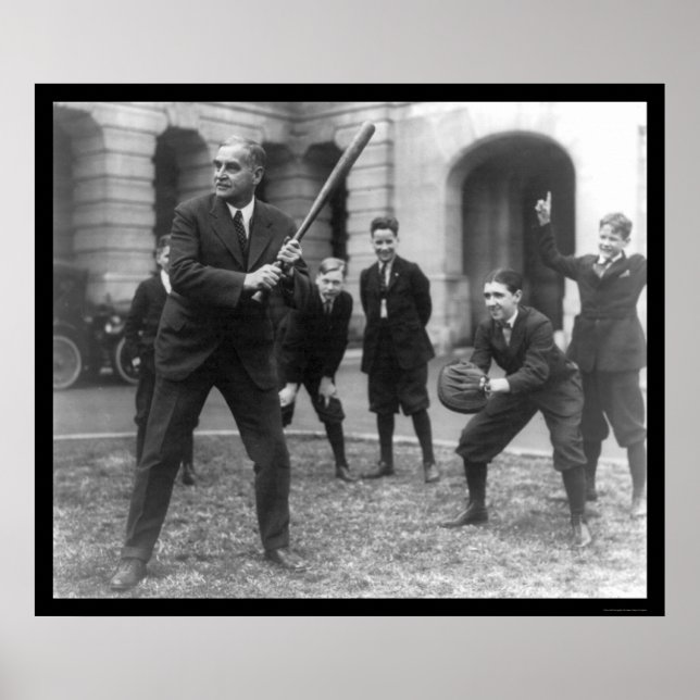 Senator Playing Baseball 1924 Poster (Vorne)