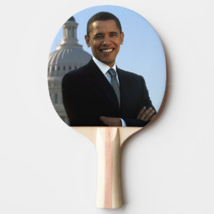 Senator Portrait, amerikanischer Präsident Barack Tischtennis Schläger