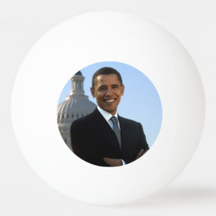 Senator Portrait, amerikanischer Präsident Barack Tischtennisball