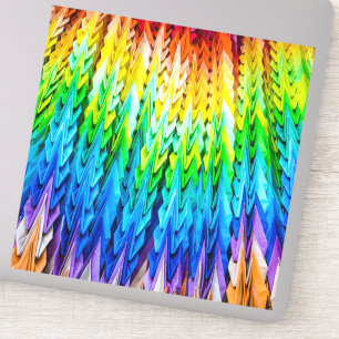 Senbazuru oder eintausend Origami-Krane Aufkleber