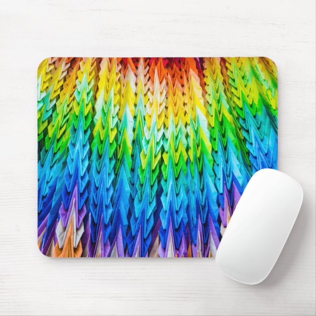 Senbazuru oder eintausend Origami-Krane Mousepad (Mit Mouse)