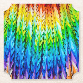 Senbazuru oder eintausend Origami-Krane Untersetzer