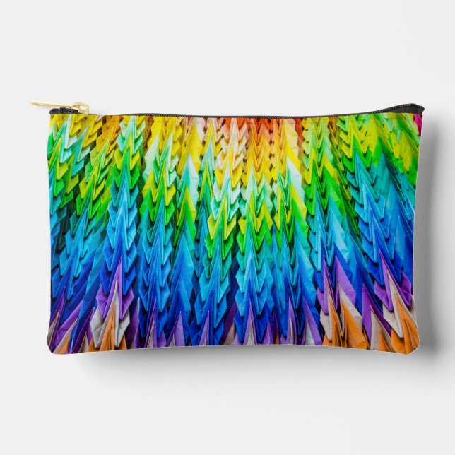 Senbazuru oder eintausend Origami-Krane Zubehörtasche (Vorderseite)