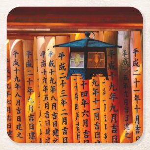 Senbon Torii, Fushimi-Inari-Schrein Rechteckiger Pappuntersetzer
