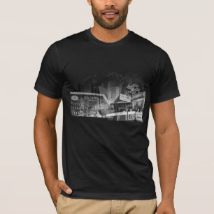 SENDAI - Collage SCHWARZES T-Shirt