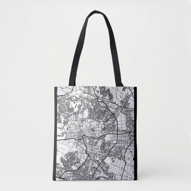 Sendai Japan Stadtplan Tasche (Vorderseite)