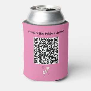 Sende der Braut ein Getränk mit individuellem QR-C Dosenkühler