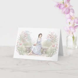 Sende Ihnen Frieden - Watercolor Garden Reader  Karte