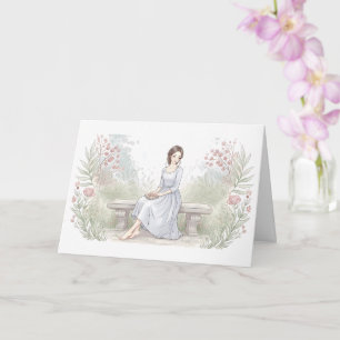 Sende Ihnen Frieden - Watercolor Garden Reader  Karte