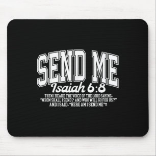 Sende mich Jesaja 6-8 Christlich, Hier bin ich, se Mousepad