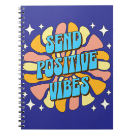 Sende positive Vibes Notizblock
