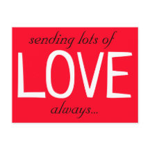 Senden einer Menge LIEBE Niedlich Red