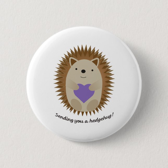 Senden eines Hedgehug-Igels Button (Vorderseite)