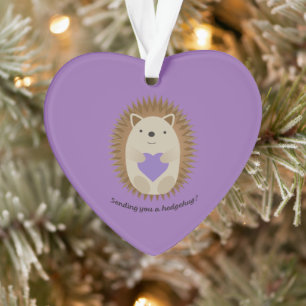 Senden eines Hedgehug-Igels Ornament