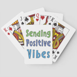 Senden positiver Vibes Spielkarten