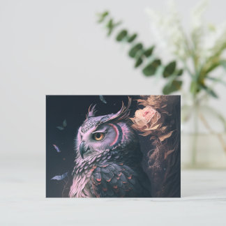 Senden Sie besondere Grußkarten mit Owl Postkarten