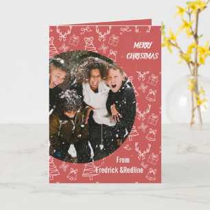 Senden Sie eine fröhliche Urlaubsbotschaft mit die Karte