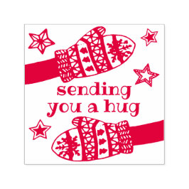 Senden Sie eine Umarmung ・ Hände Mittens Stars Url Permastempel