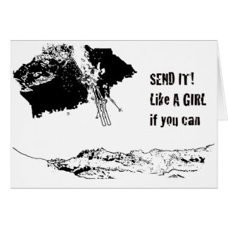 senden Sie es! wie ein Mädchen