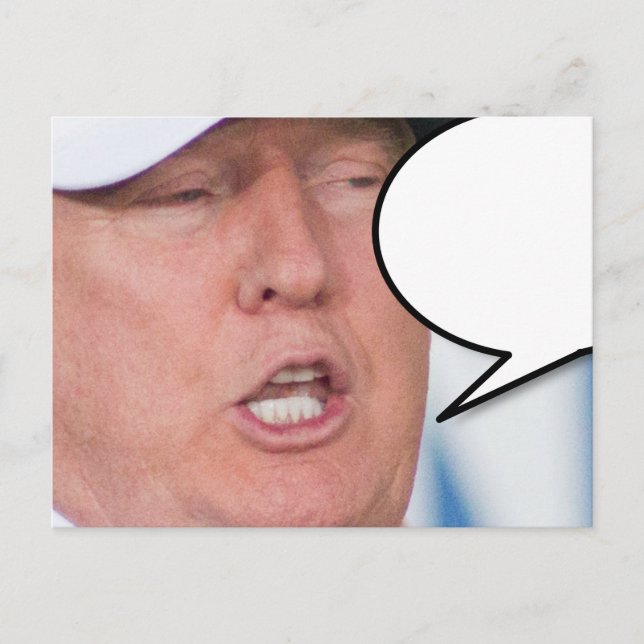 Senden Sie Ihre eigene Nachricht #TheIdesOfTrump P Postkarte (Vorderseite)