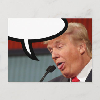 Senden Sie Ihre eigene Nachricht #TheIdesOfTrump P Postkarte