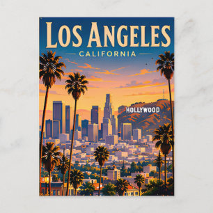 Senden Sie sonnige Erinnerungen an Los Angeles übe Postkarte