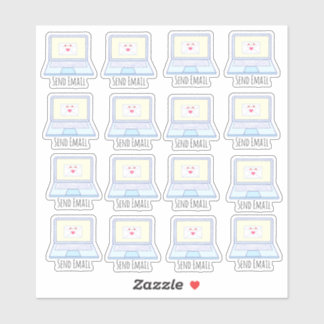 Senden von E-Mail-Laptop Aufkleber