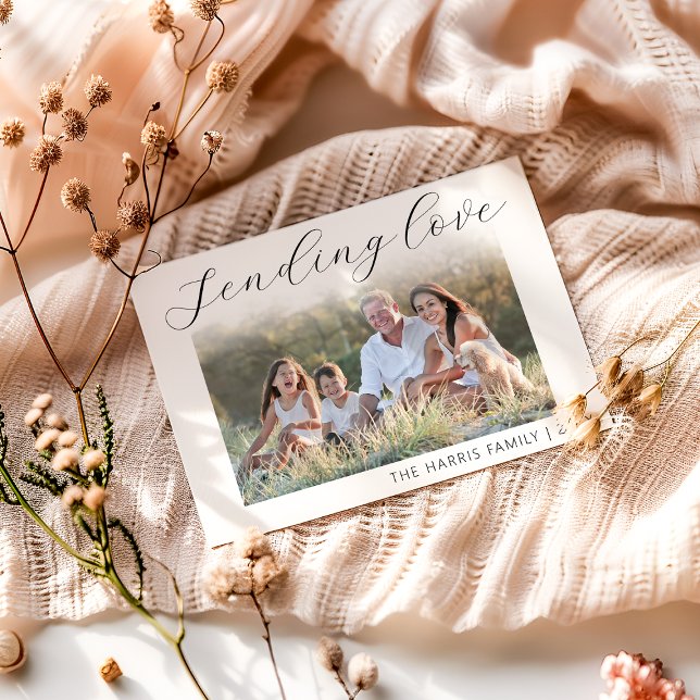 Senden von Liebe Foto Valentinstag Feiertagskarte (Von Creator hochgeladen)