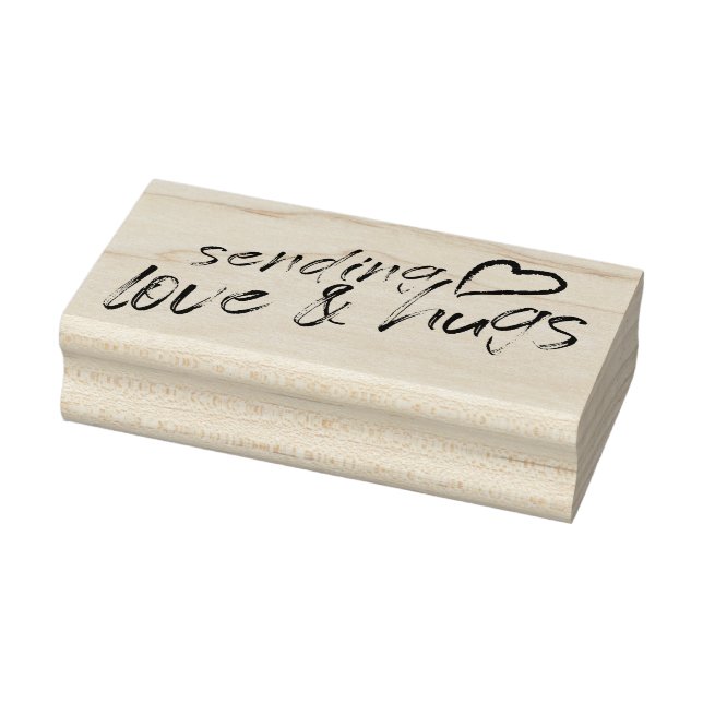 Senden von Liebe und Schlägern Gummistempel (Stempel)