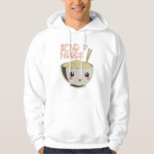 Senden von Noods Kawaii Ramen Bowl Miso Noodle Sou Hoodie