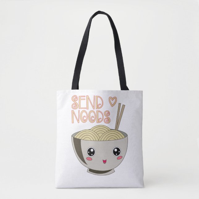 Senden von Noods Kawaii Ramen Bowl Miso Noodle Sou Tasche (Vorderseite)