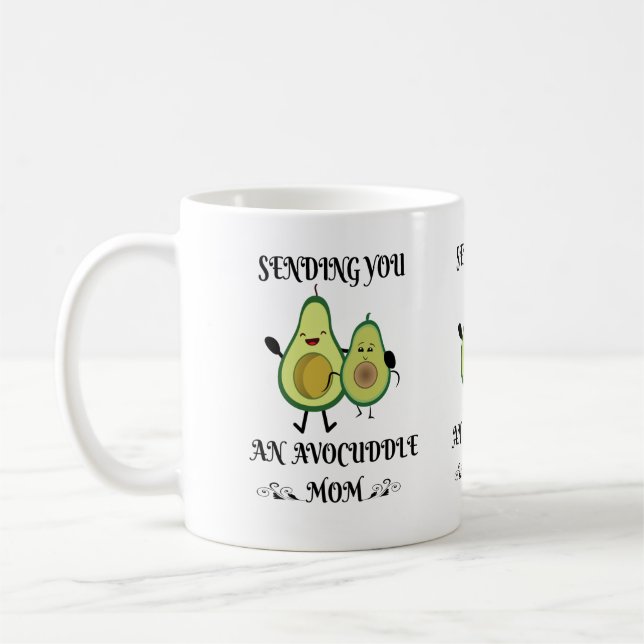 SENDENDE DICH vermeidet MUTTER'S DAY PUN T - Shirt Kaffeetasse (Links)