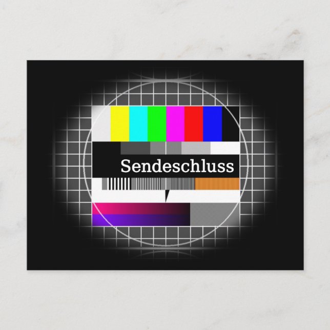 SendeSchluss! Postkarte (Vorderseite)
