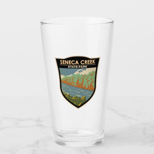 Seneca Creek Staat Park Maryland Abzeichen Glas (Vorderseite)