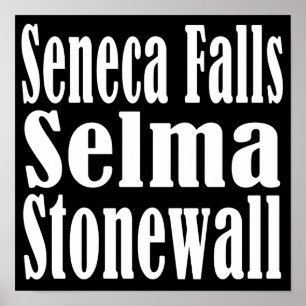 Seneca fällt Selma Stonewall Plakat