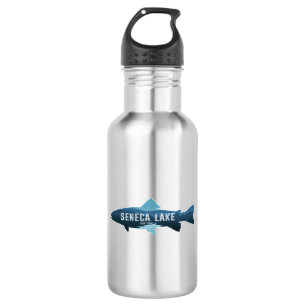 Seneca Lake New York Fish Edelstahlflasche