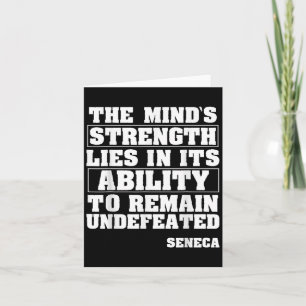 Seneca Motivierend Zitat Stoische Philosophie Stoi Karte