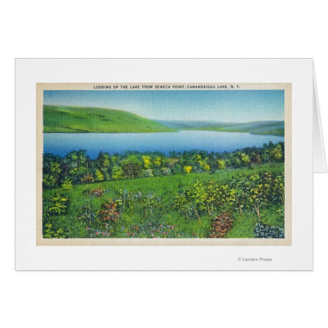 Seneca Point Blick auf den See (Vorderseite (Horizontal))