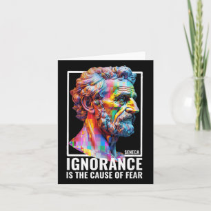 Seneca Quote Philosophie Lehrer Stoic Life Men Wom Karte