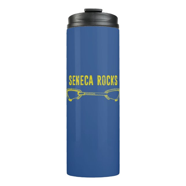 Seneca Rocks Klettern Quickziehung Thermosbecher (Vorderseite)