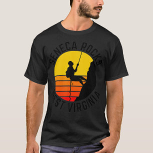 Seneca Rocks West Virginia Felsenklettern Berg T-Shirt